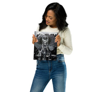 Metal prints animal painting